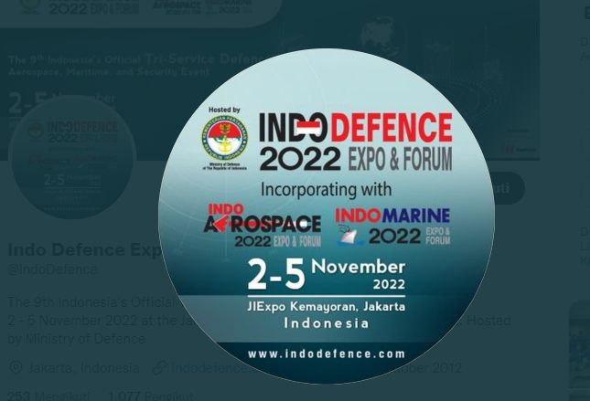 Ministry of Defense to Hold Indo Defense in 3 Locations 2-5 November 2022